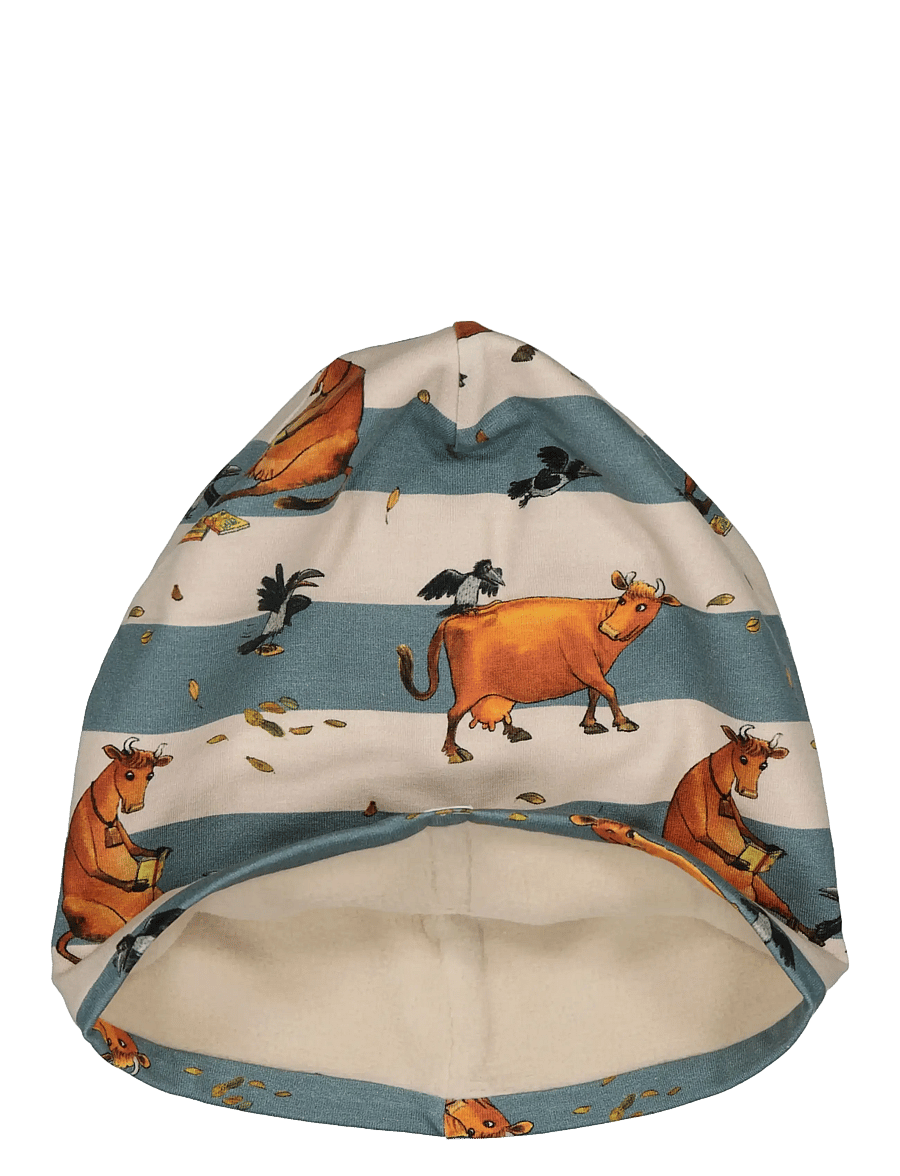 Geggamoja - Mamma Mu Fleece Beanie - talvemütsid - turkos/beige - 2