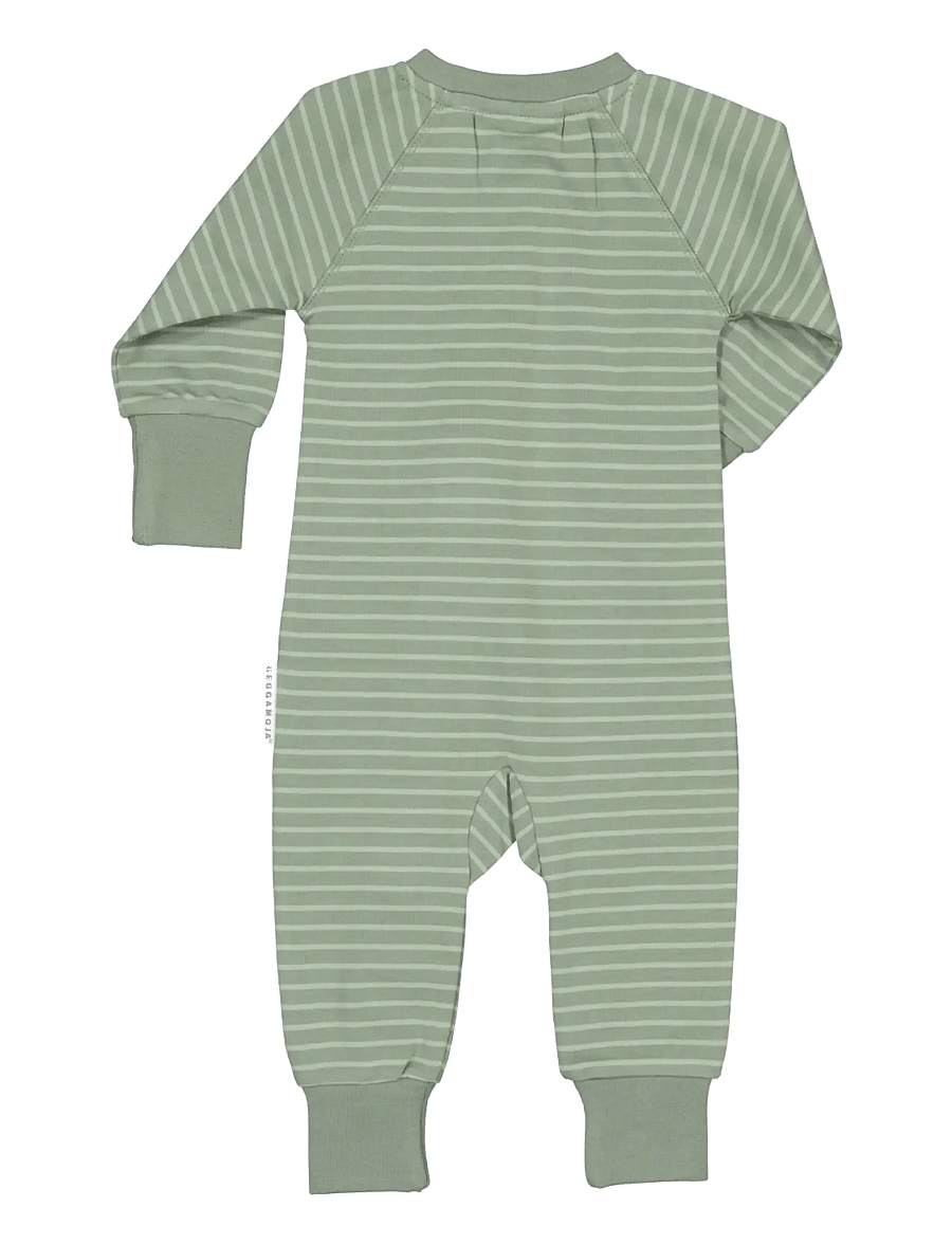 Geggamoja - Pyjamas Two Way Zipper - green/green - 1