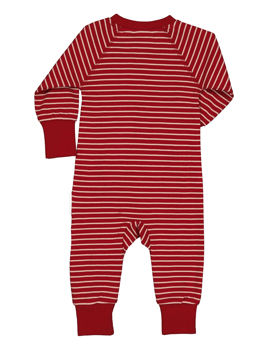 Geggamoja - Pyjamas Two Way Zipper - schlafoveralls - pink/red - 1