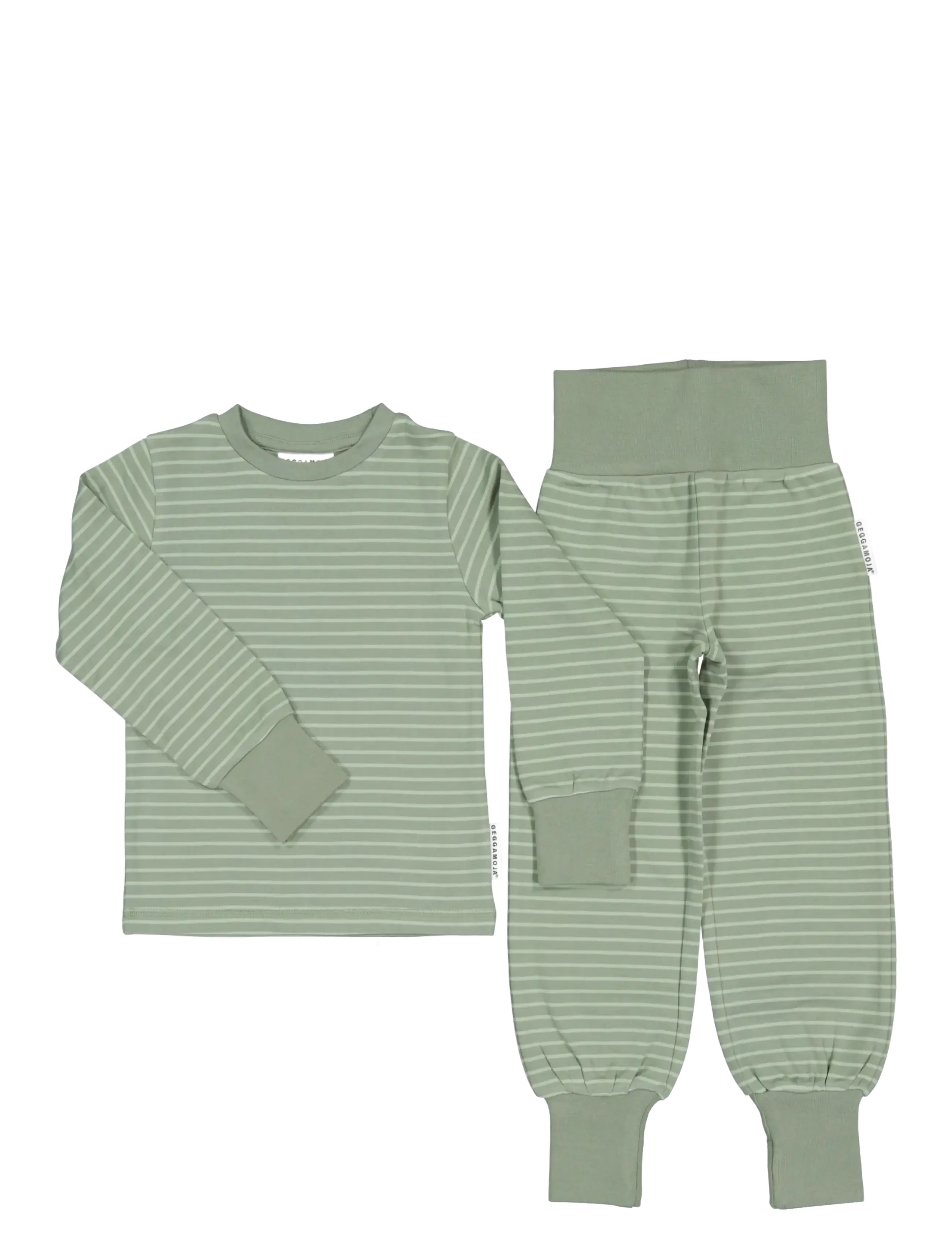 Geggamoja Two Piece Pyjamas - Riided - GREEN/GREEN / green