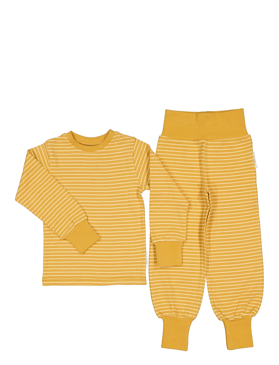 Geggamoja - Two Piece Pyjamas - yellow/yellow - 0