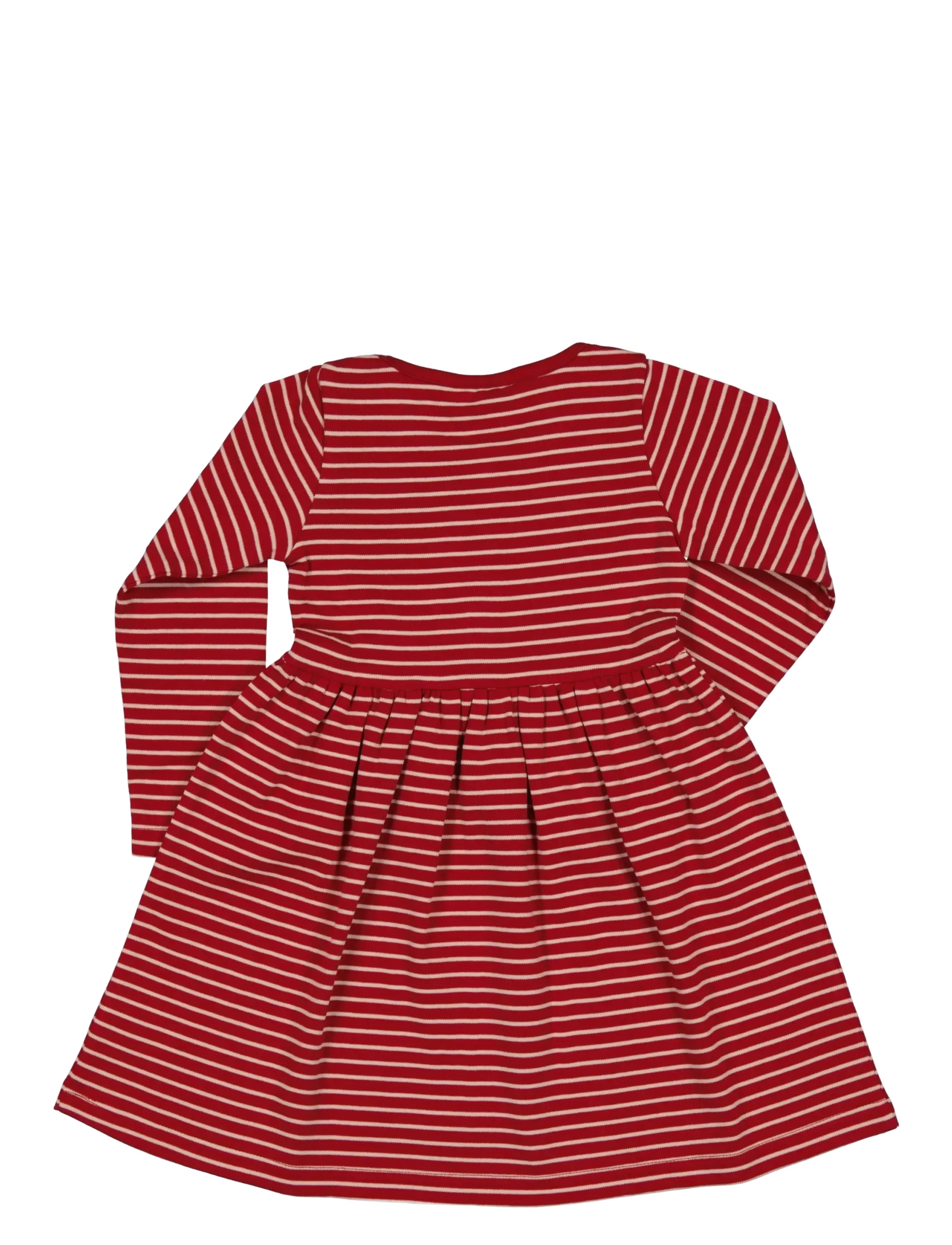 Geggamoja - Button Dress - långärmade babyklänningar - pink/red - 1