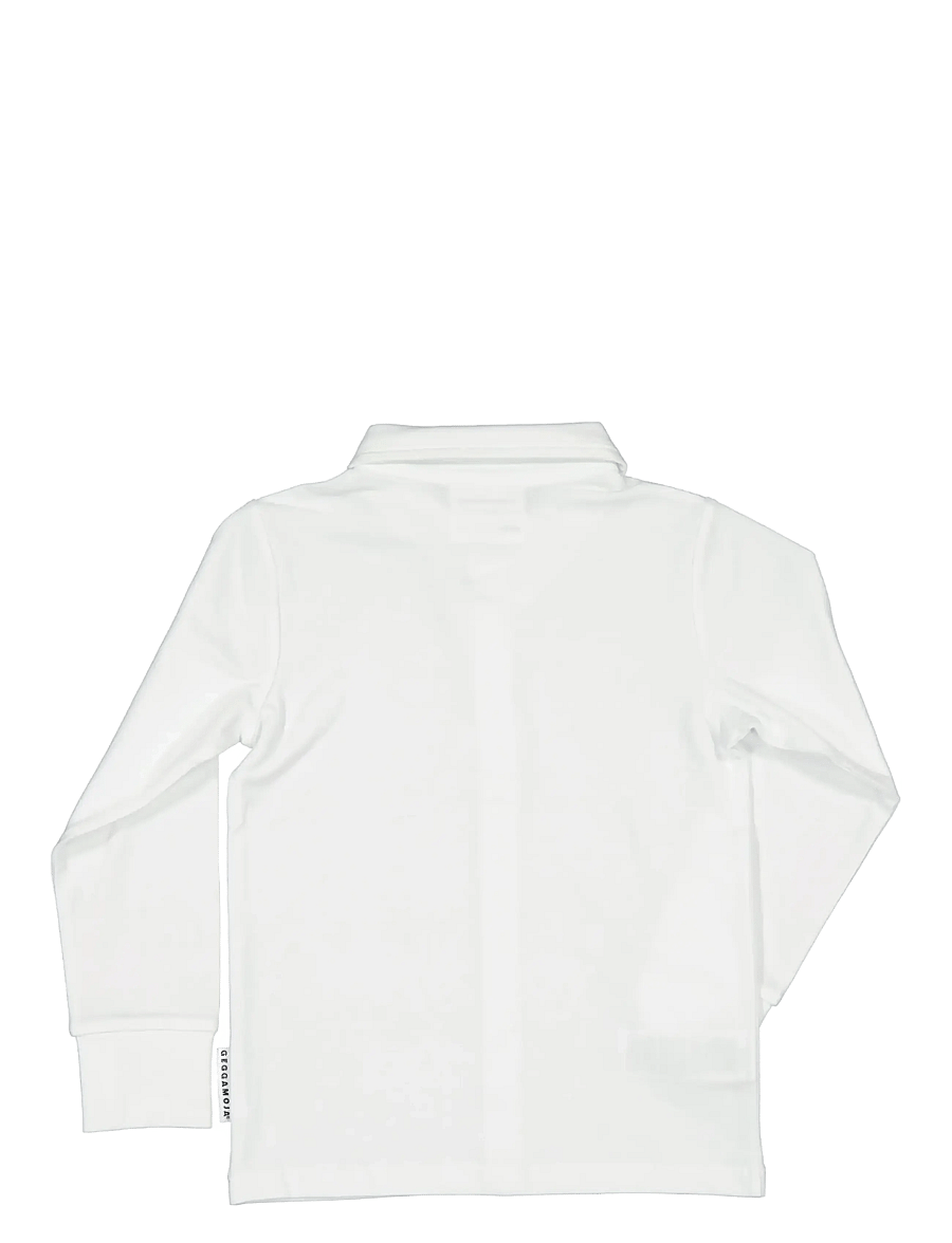 Geggamoja - Shirt Bow - white / mossgreen - 1
