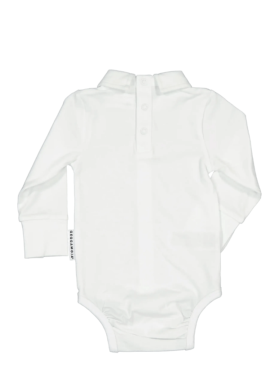 Geggamoja - Body Bow - white / mossgreen - 1