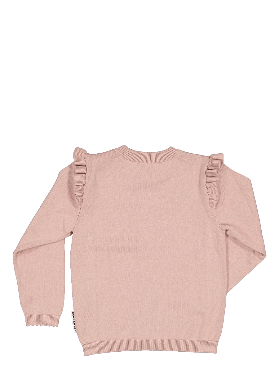 Geggamoja - Flounce Cardigan - old pink - 1