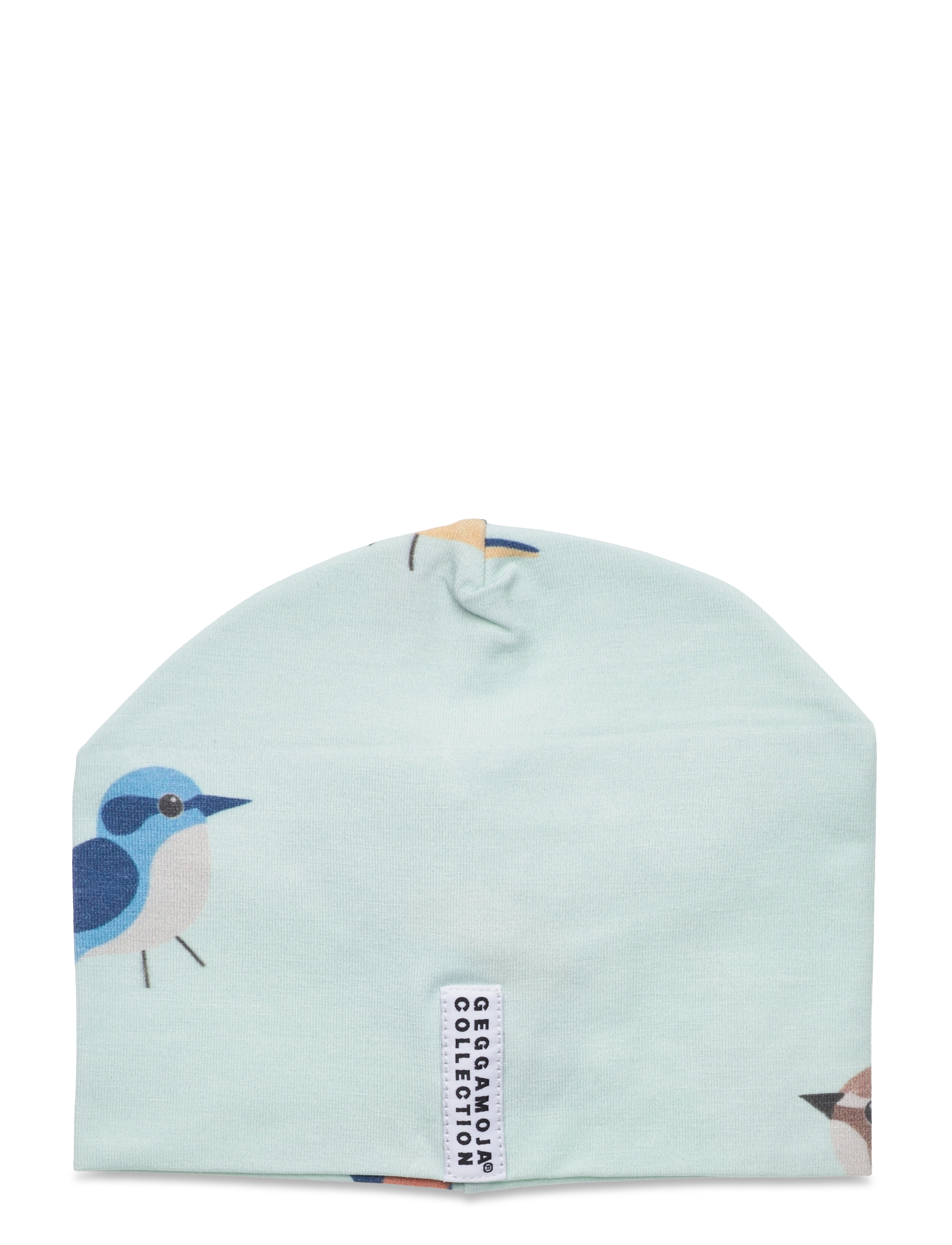 Geggamoja Bamboo Beanie - Accessoarer - GREEN BIRDS / green