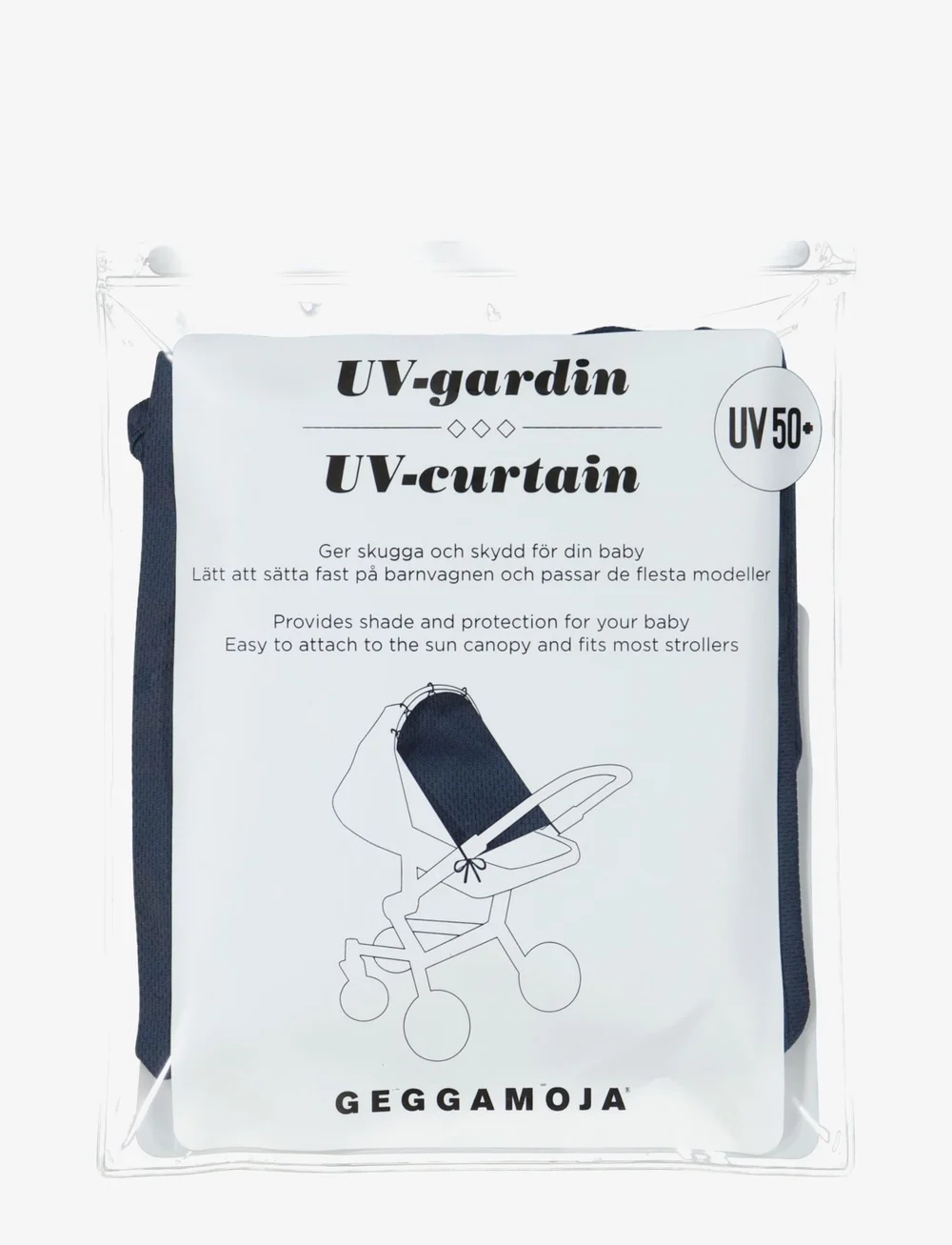 Geggamoja - UV Curtain One Size - aurinko- ja sadesuojat - navy - 2