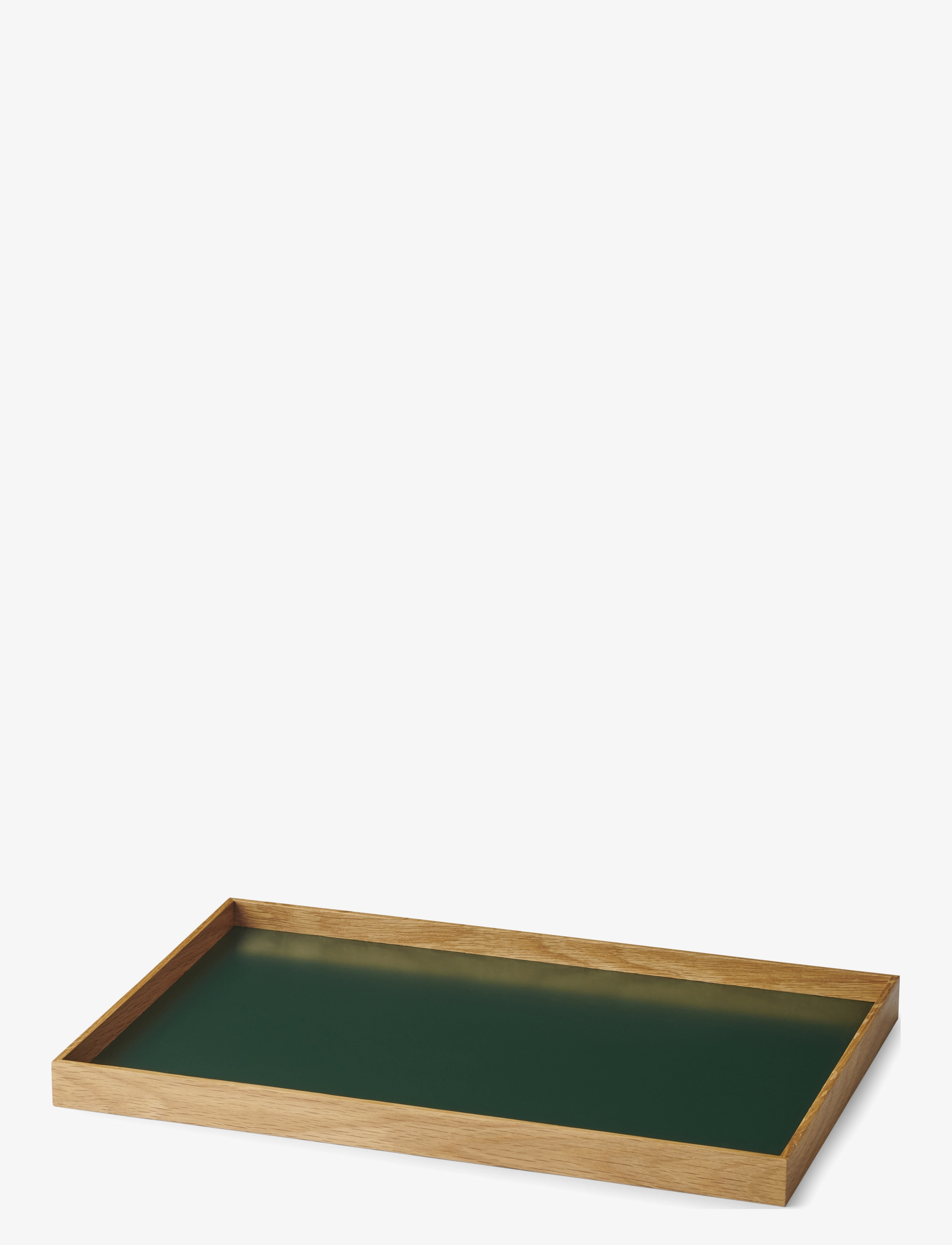 Gejst Frame tray - Tableware - OAK, GREEN / green