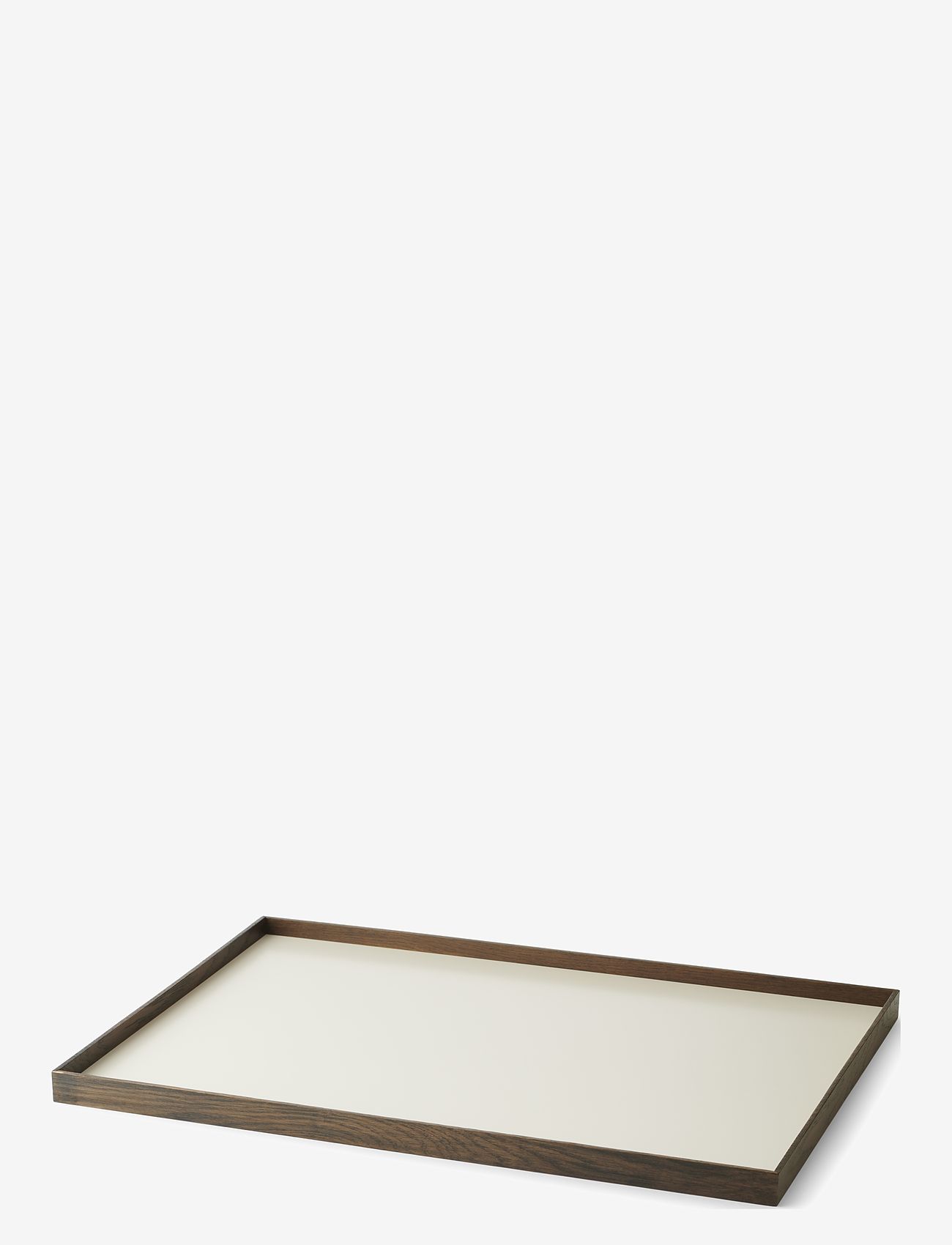Gejst - Frame tray - serveringsbakker - smoked oak, beige - 0