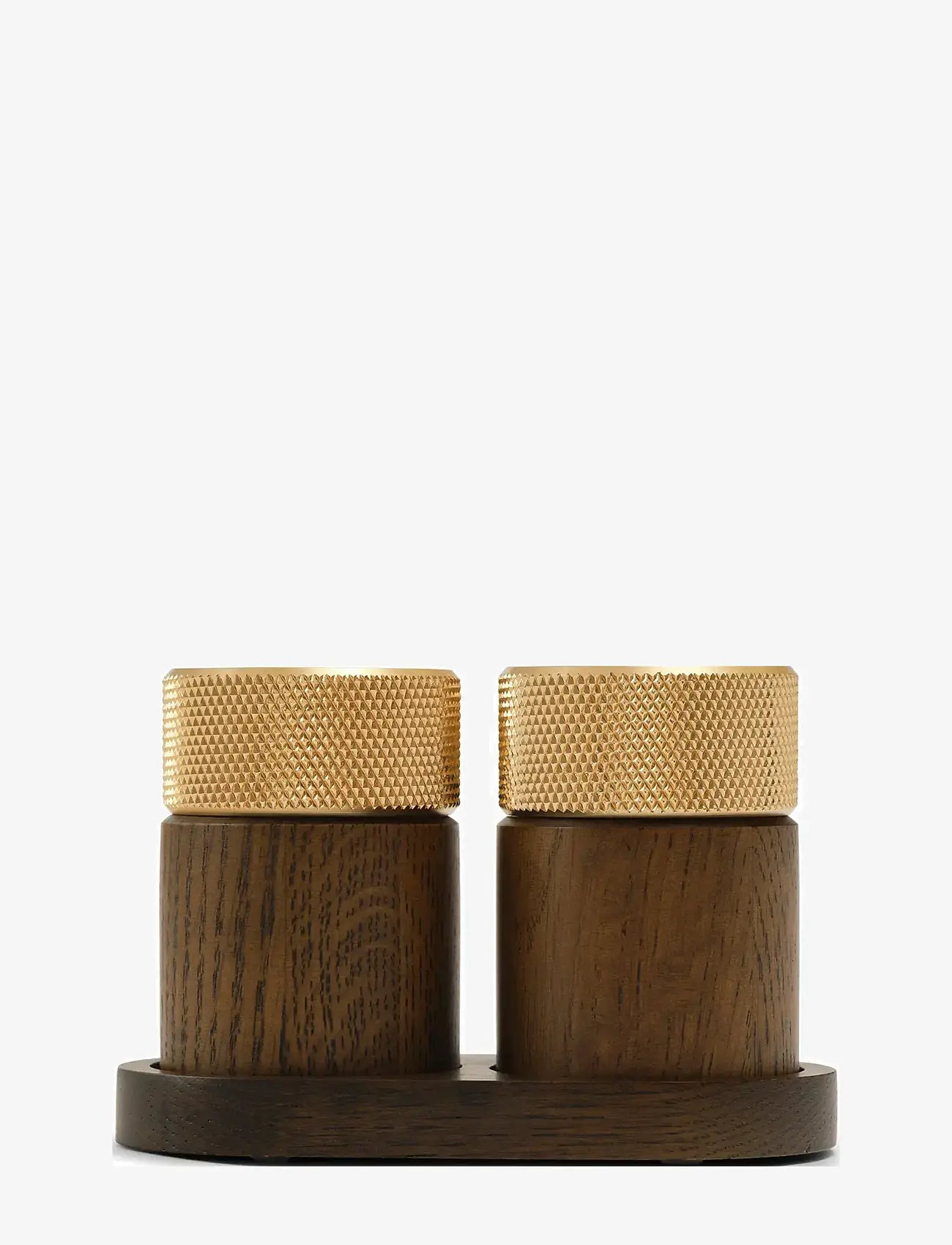Gejst - Sina Salt and Pepper Mill dark ash/ brass - shop etter pris - dark ash/brass - 1