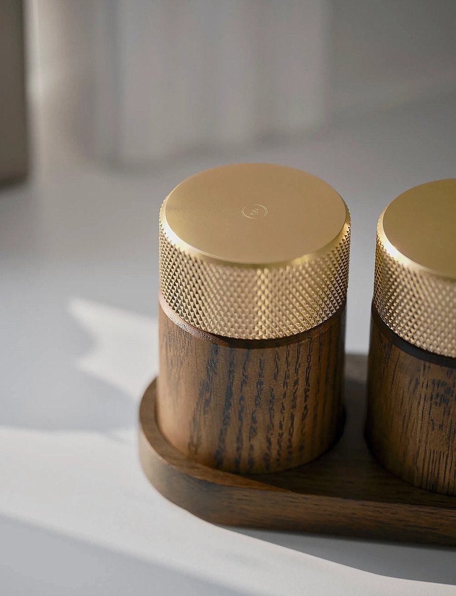 Gejst - Sina Salt and Pepper Mill dark ash/ brass - osta hinna alusel - dark ash/brass - 3
