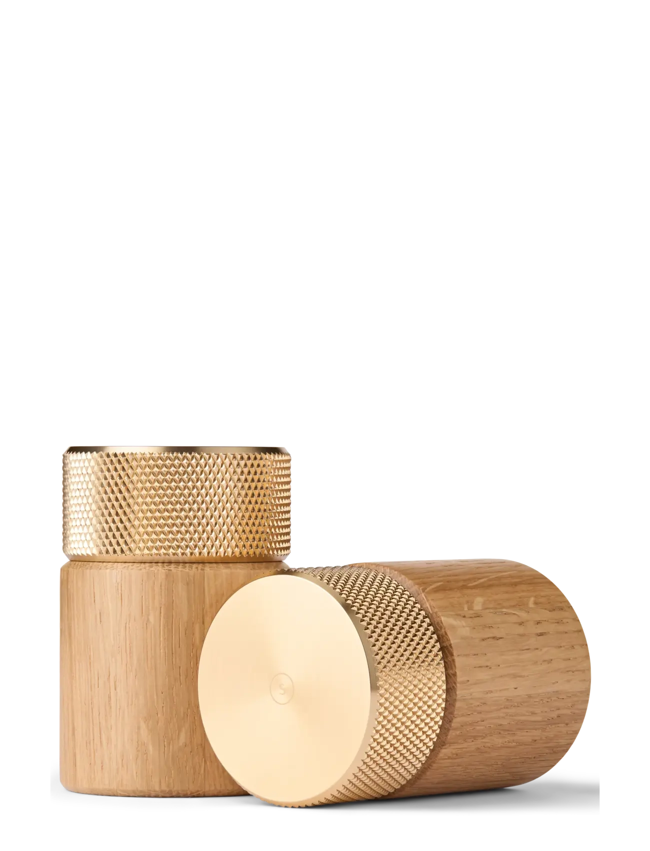 Gejst - Sina Salt and Pepper Mill oak/ brass - salt & peberkværne - oak/ brass - 2