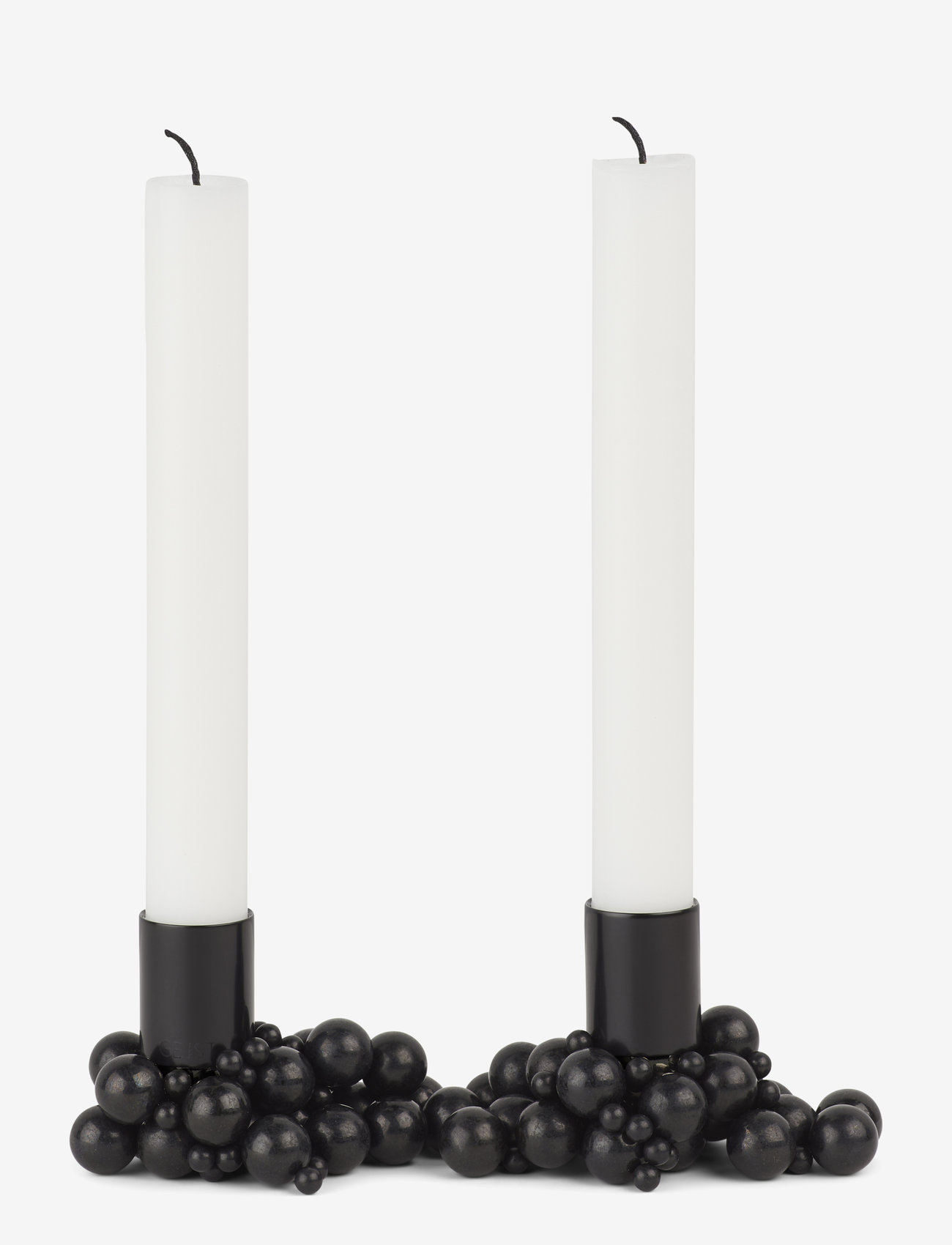 Gejst - Molekyl candlelight 2 - candlesticks - black - 0