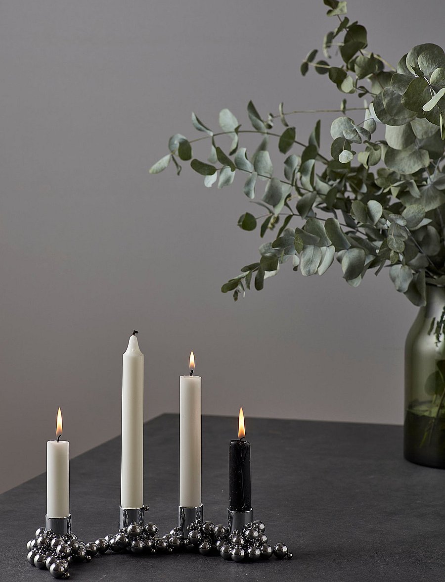 Gejst - Molekyl candlelight 4 - kerzenständer - chrome - 0
