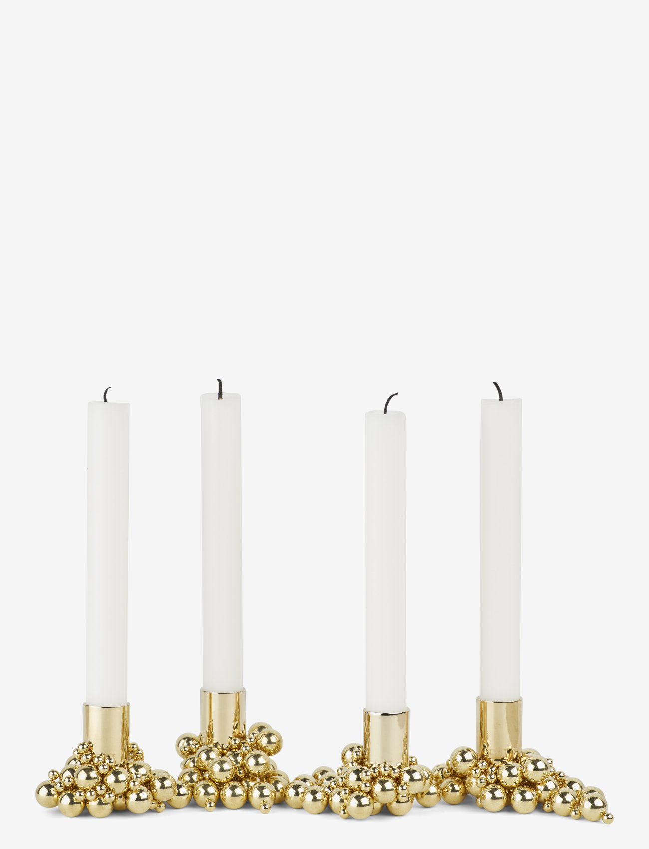 Gejst - Molekyl candlelight 4 - küünlajalad - brass - 0