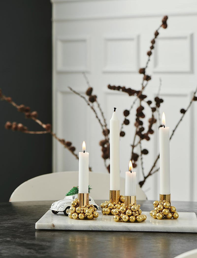 Gejst - Molekyl candlelight 4 - küünlajalad - brass - 3