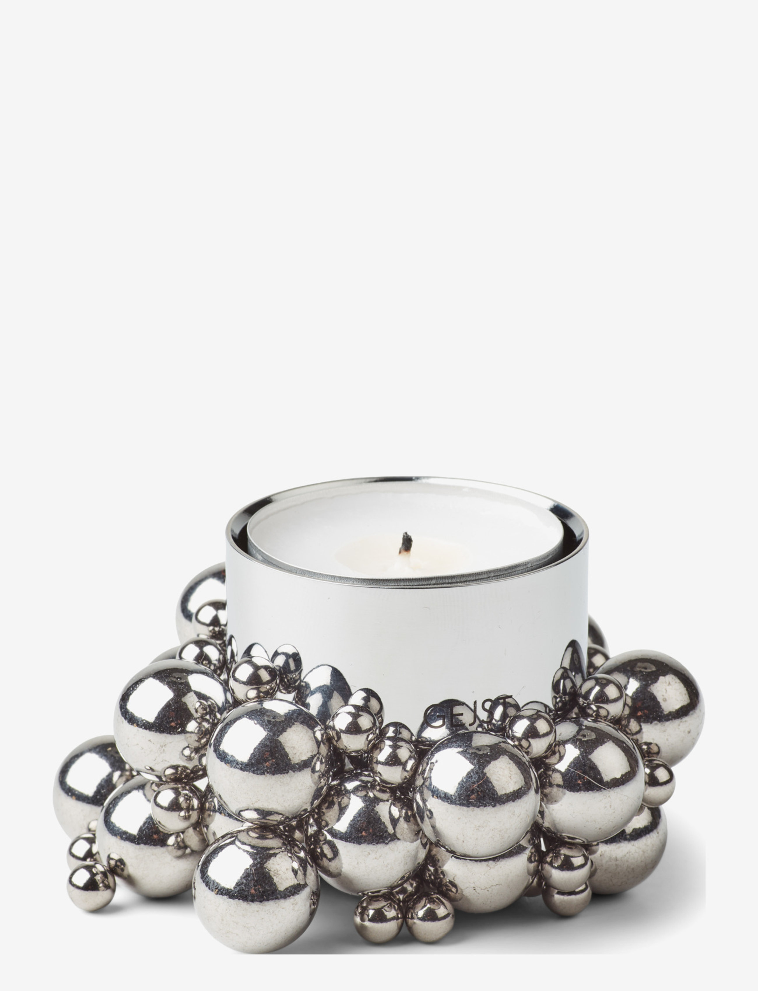 Gejst Molekyl tealight 1 - Interior - CHROME / silver