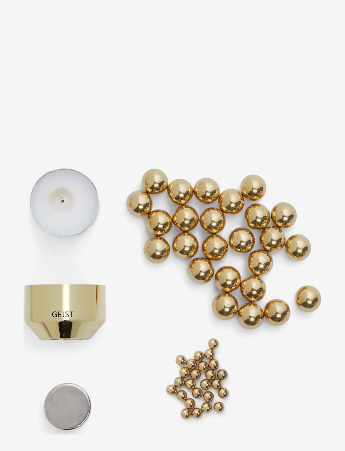 Gejst - Molekyl tealight 1 - nach preis einkaufen - brass - 1