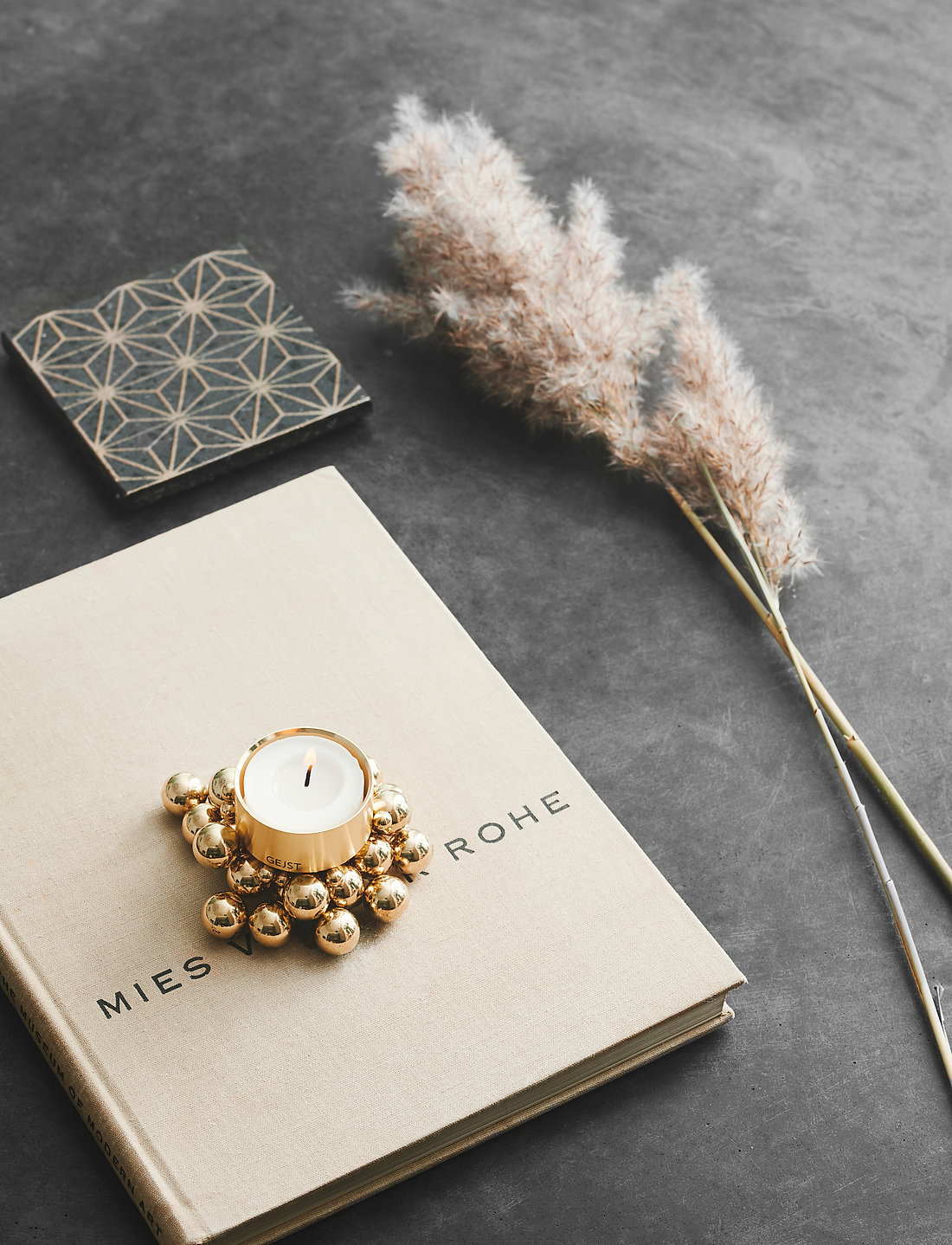 Gejst - Molekyl tealight 1 - nach preis einkaufen - brass - 2