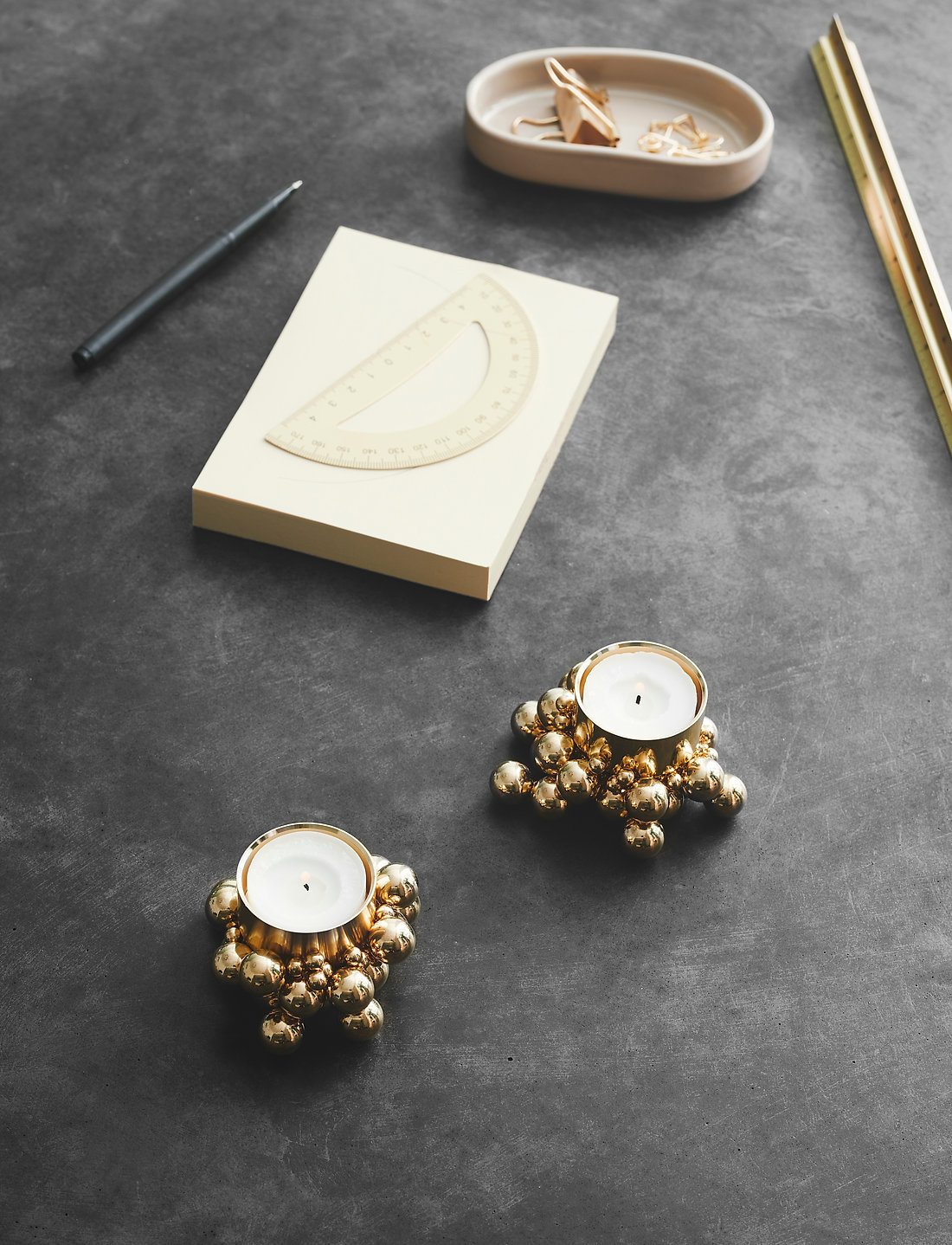 Gejst - Molekyl tealight 1 - nach preis einkaufen - brass - 3