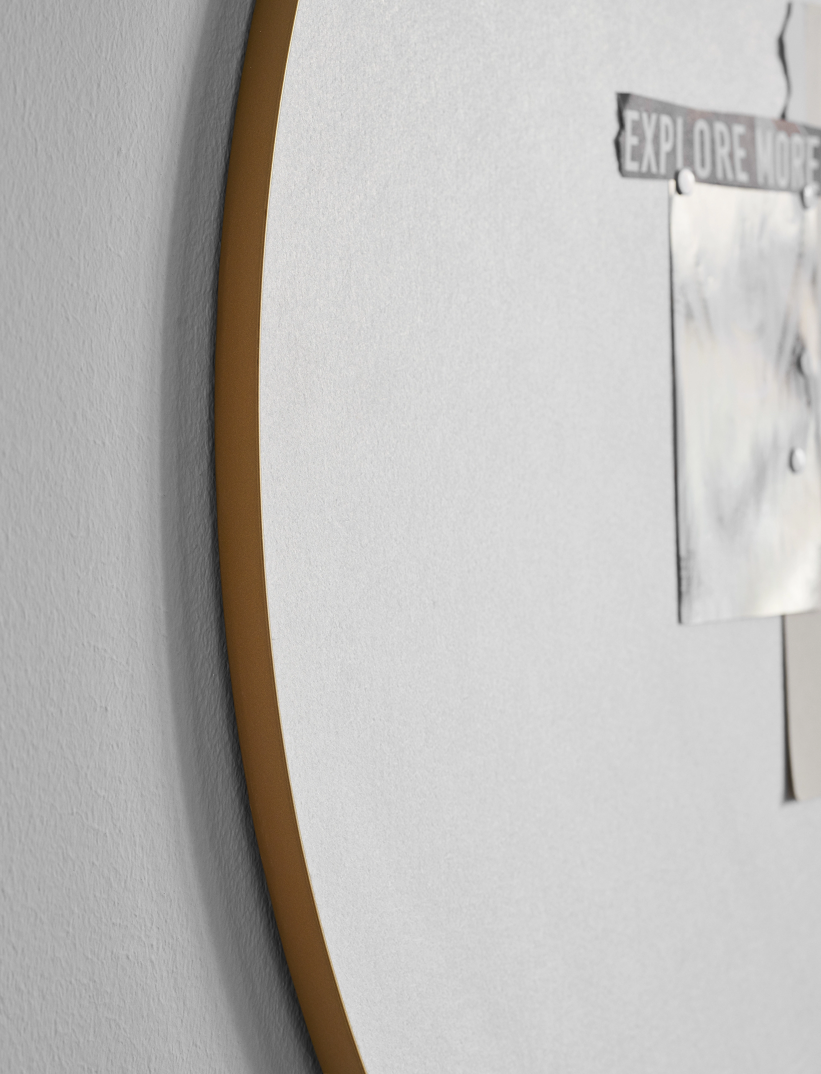 Gejst - Retell pinboard - tableaux en liège - white, brass - 2