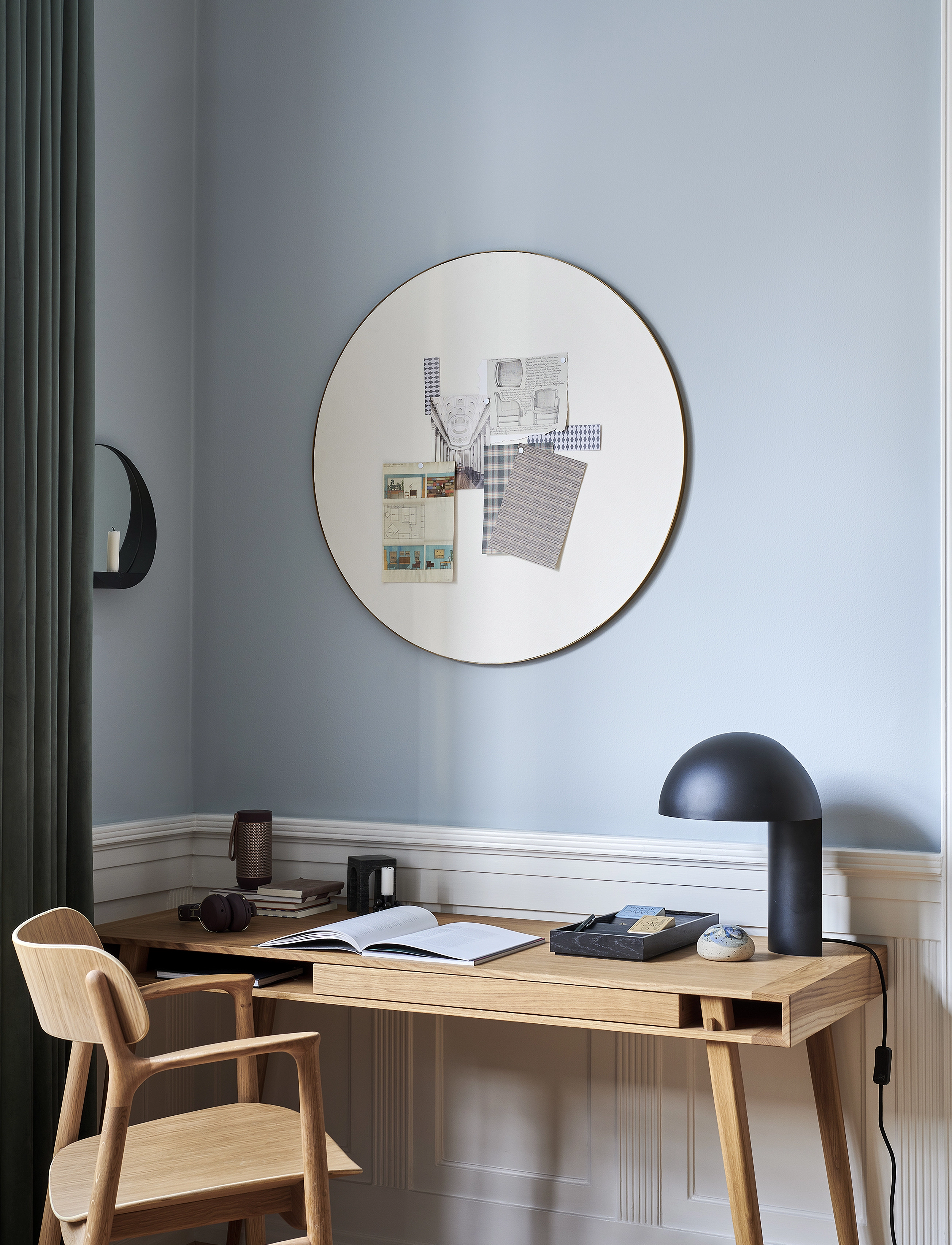 Gejst - Retell pinboard - tableaux en liège - white, brass - 4