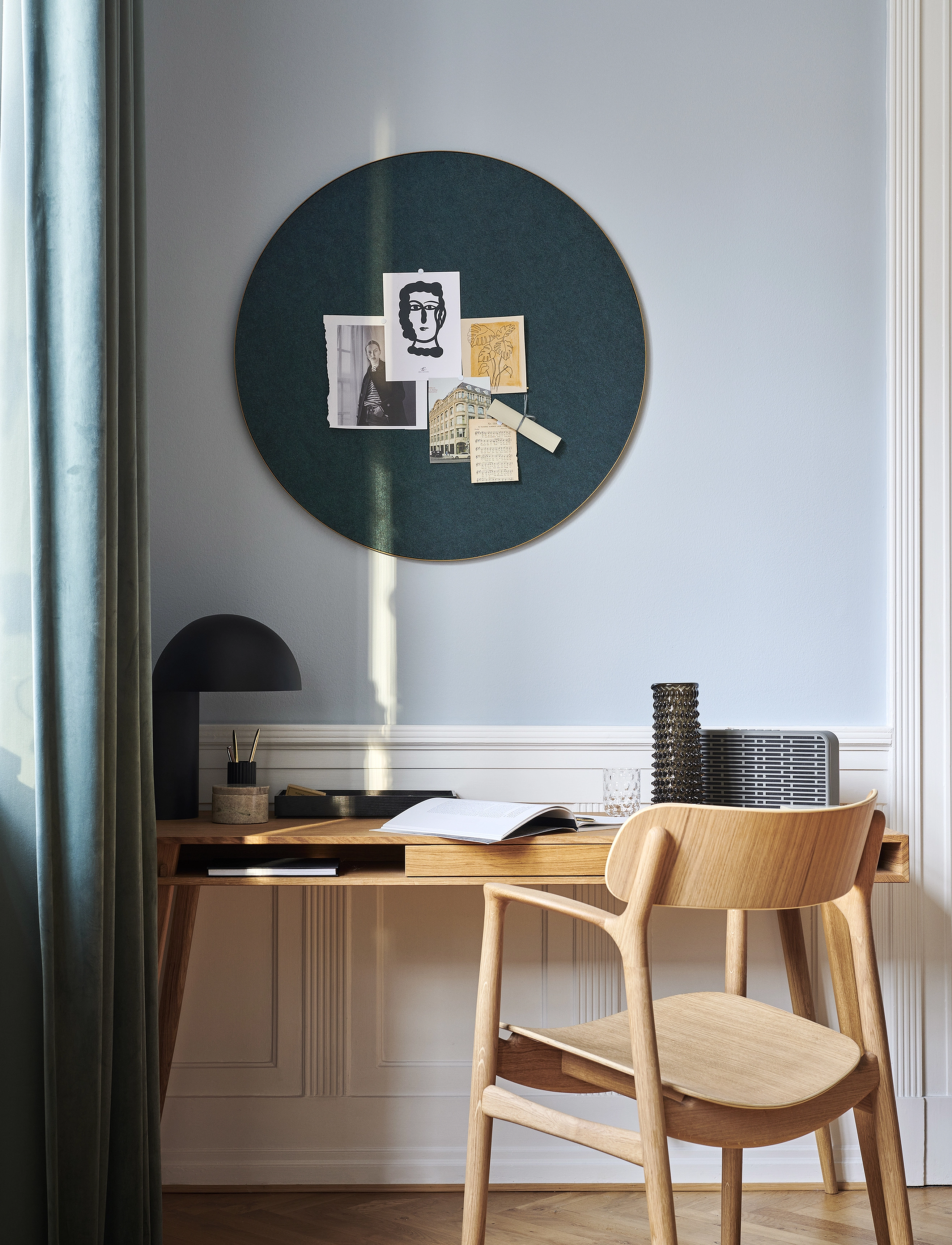 Gejst Retell Pinboard, Ø 80 cm, Green, Kontoropbevaring > Korkplader, Unisex