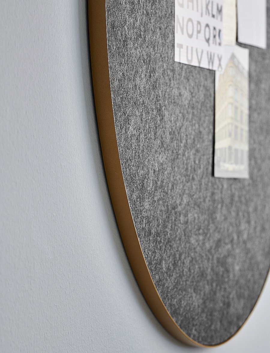 Gejst - Retell pinboard - pinnwände - black, brass - 2