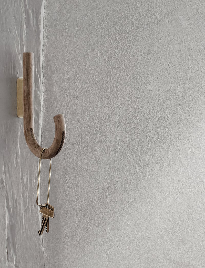 Gejst - Hook hanger - haken - oak brass - 2