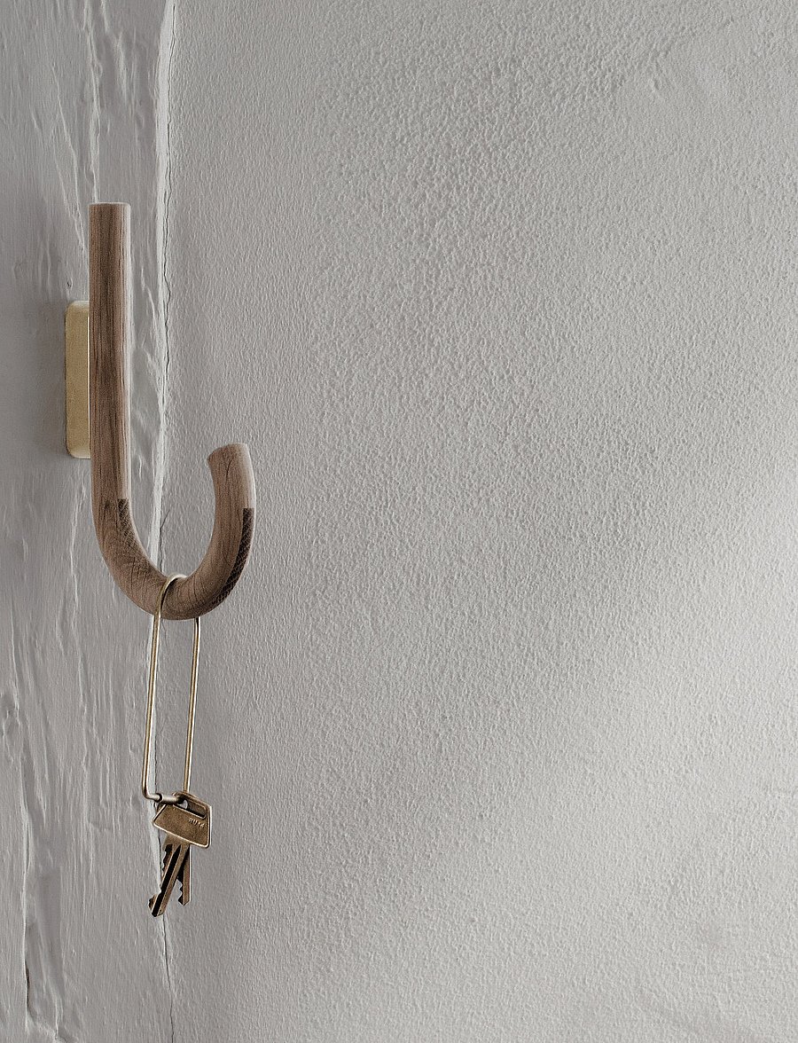 Gejst - Hook hanger - haken - oak brass - 2