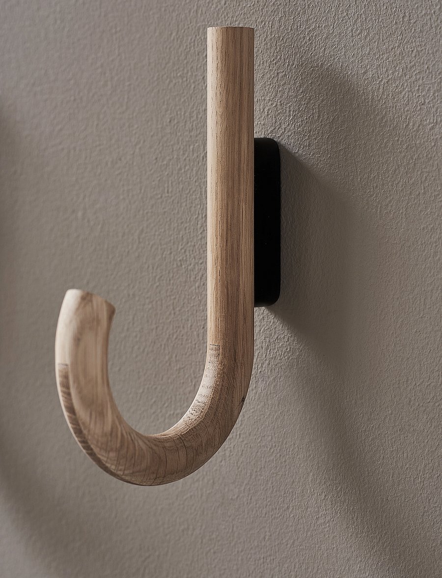 Gejst - Hook hanger oak/black - konksud - oak black - 2