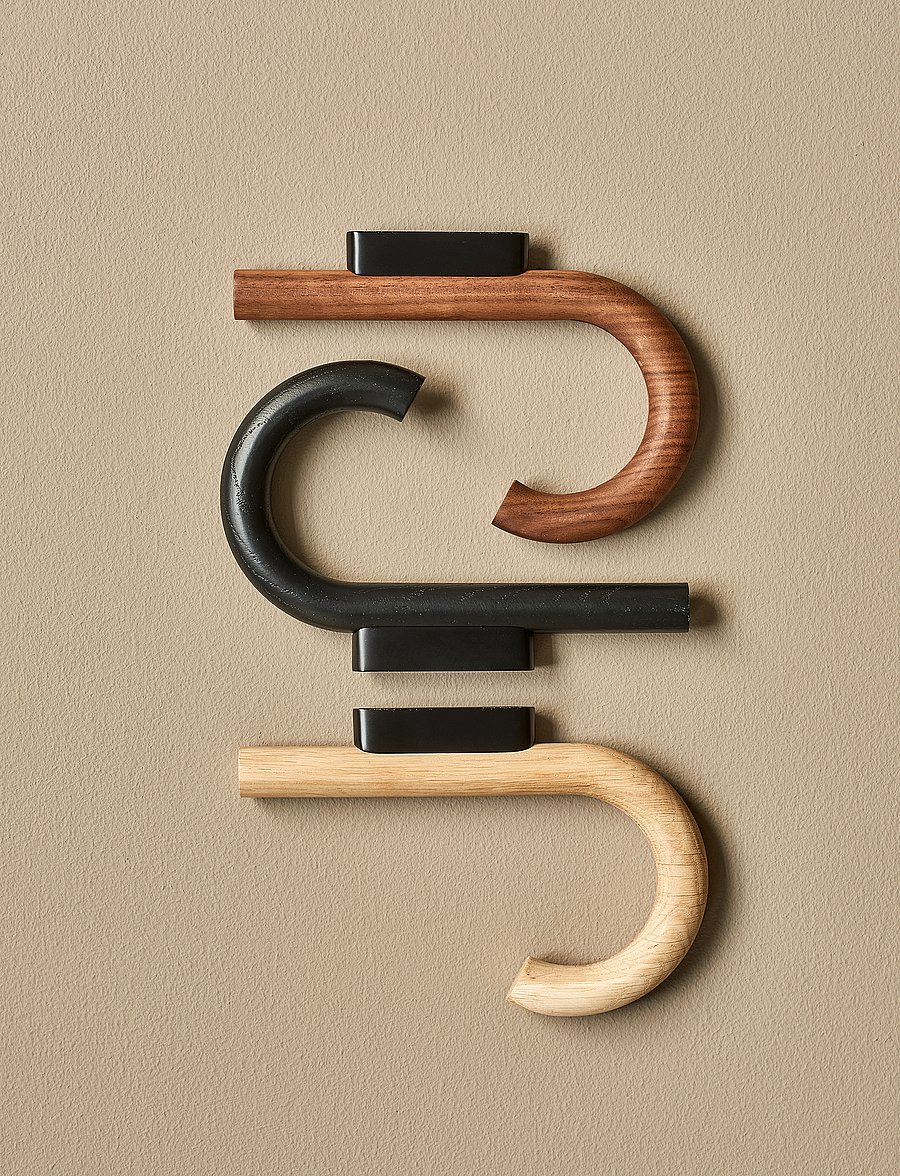 Gejst - Hook hanger oak/black - konksud - oak black - 3