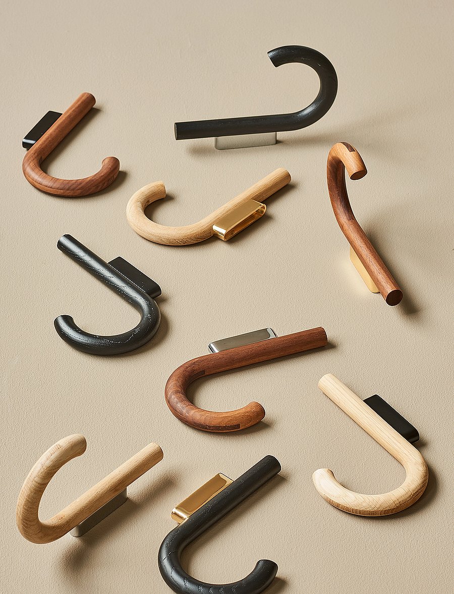 Gejst - Hook hanger oak/black - konksud - oak black - 4