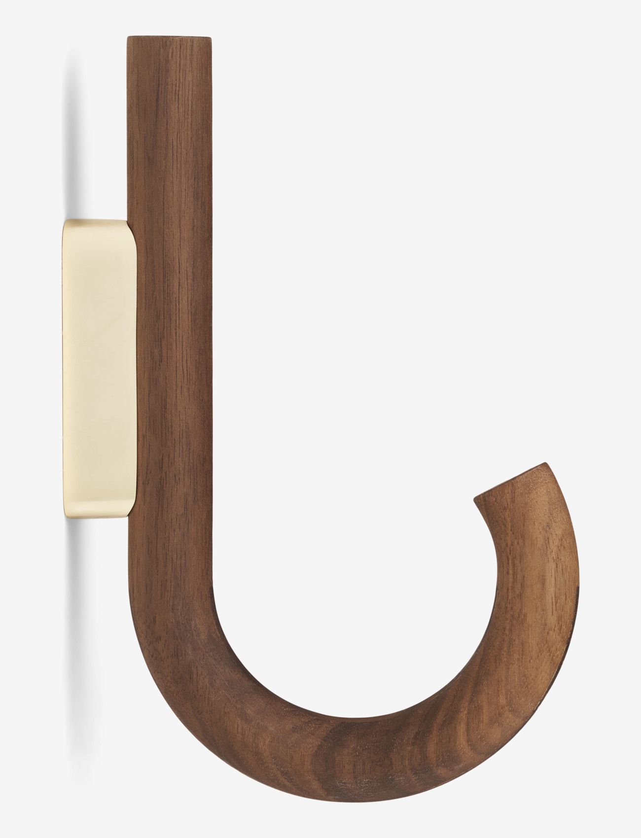 Gejst Hook hanger - Storage - WALNUT BRASS / brown