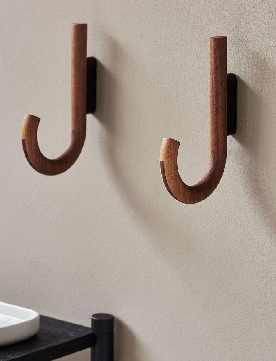 Gejst - Hook hanger - haken - walnut black - 2