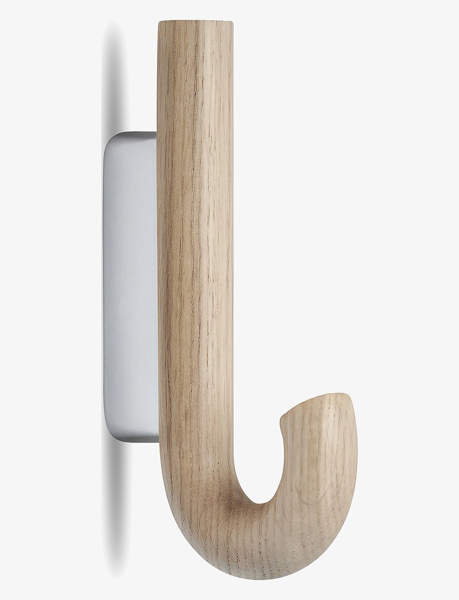 Gejst - Hook hanger mini oak/chrome - konksud - oak chrome - 2