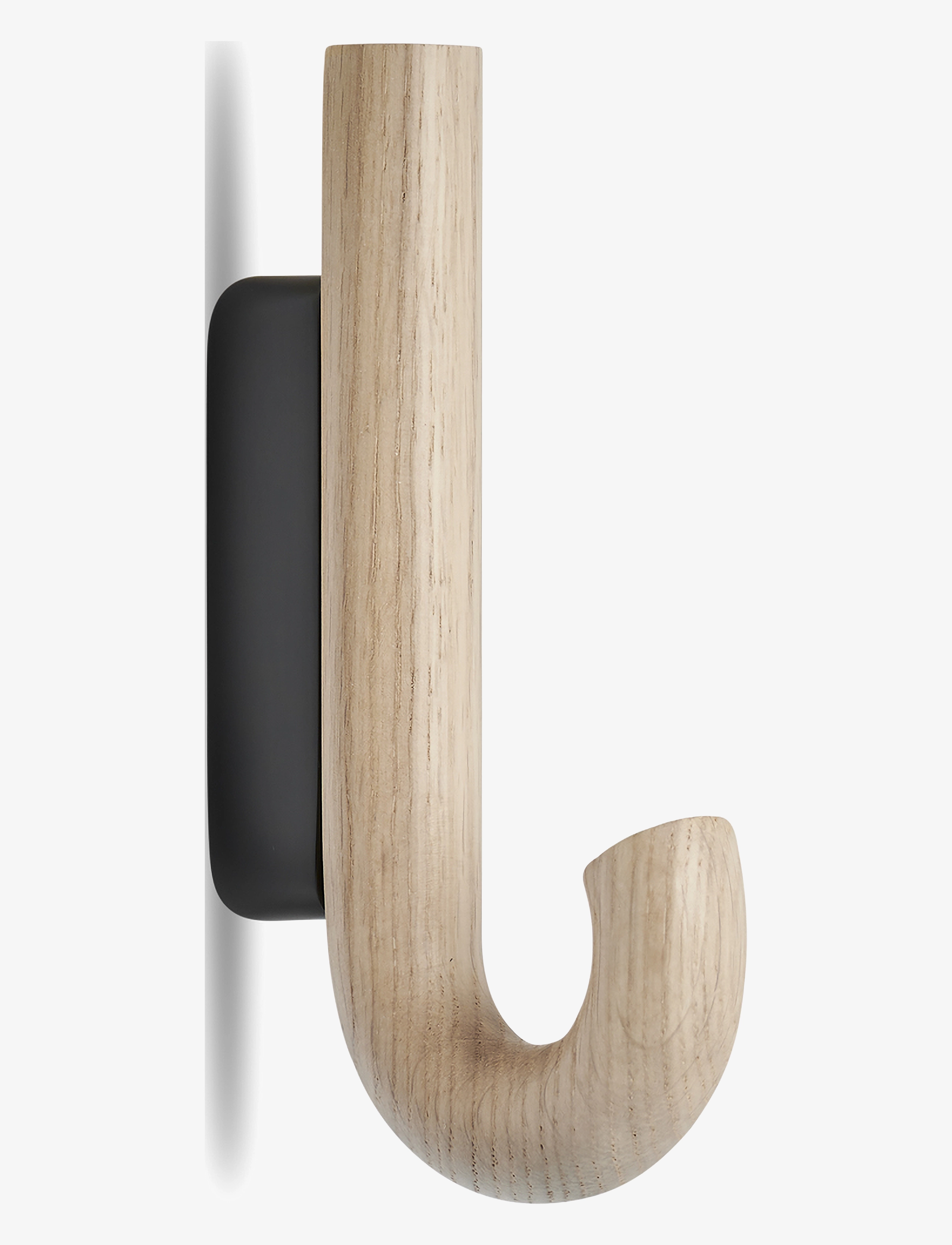 Gejst - Hook hanger mini oak/black - hooks - oak black - 2