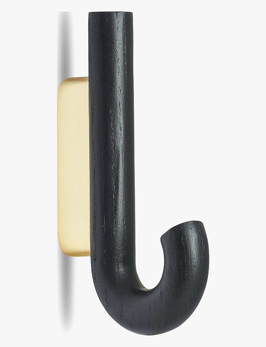 Gejst - Hook hanger mini black oak/brass - haken - black oak brass - 2