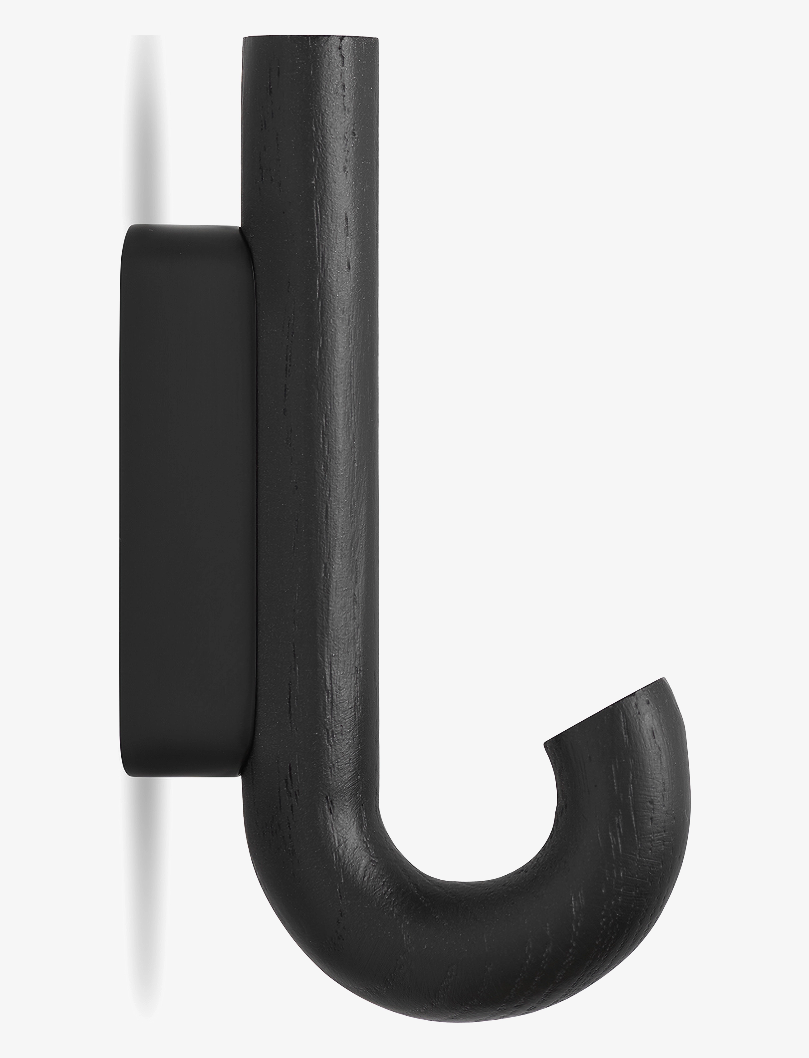 Gejst Hook Hanger Mini Black Oak/Black, Krog, Sort, Str: H:13.3CM