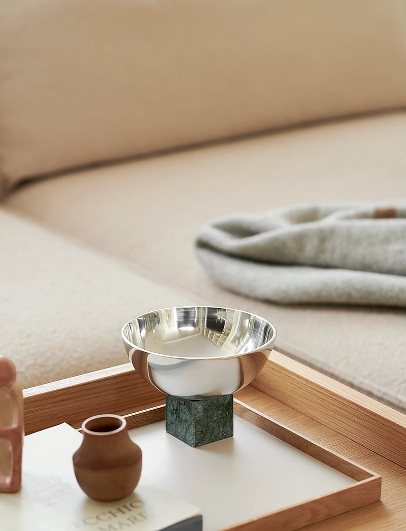 Gejst - Sapoto Bowl Small Green - plats décoratifs - silver / green - 0