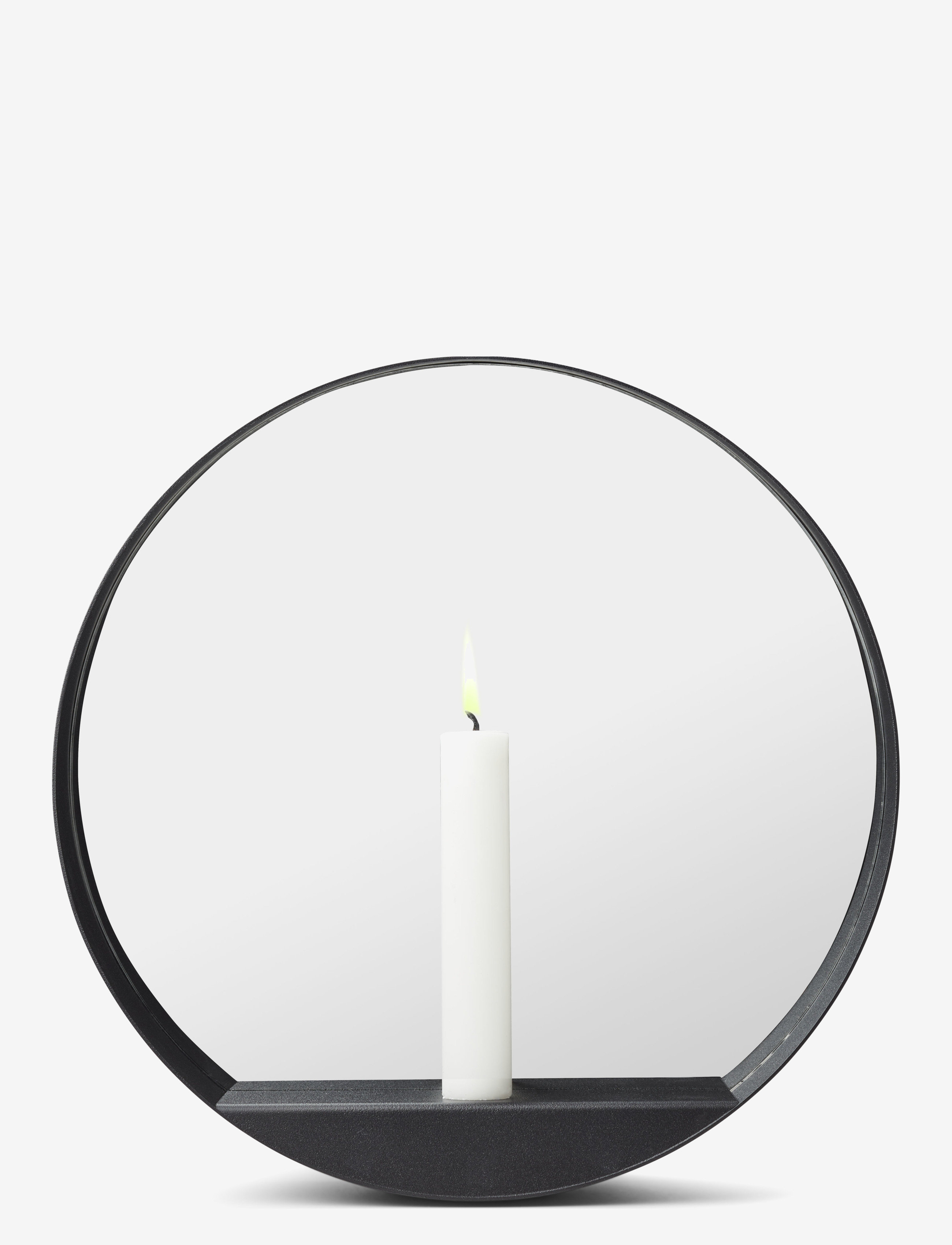 Gejst - Glim candle mirror - køb efter pris - black - 2