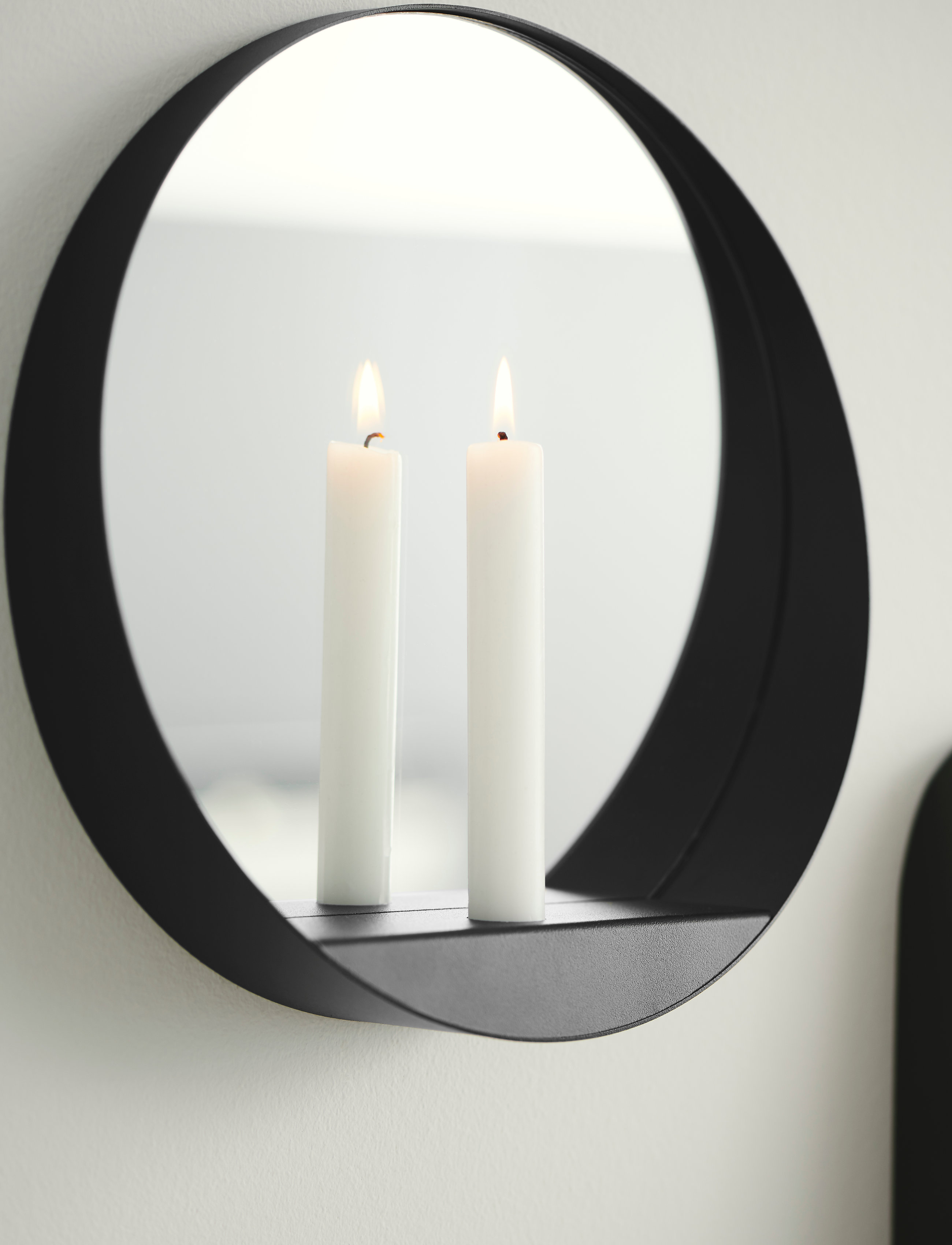 Gejst - Glim candle mirror - køb efter pris - black - 4