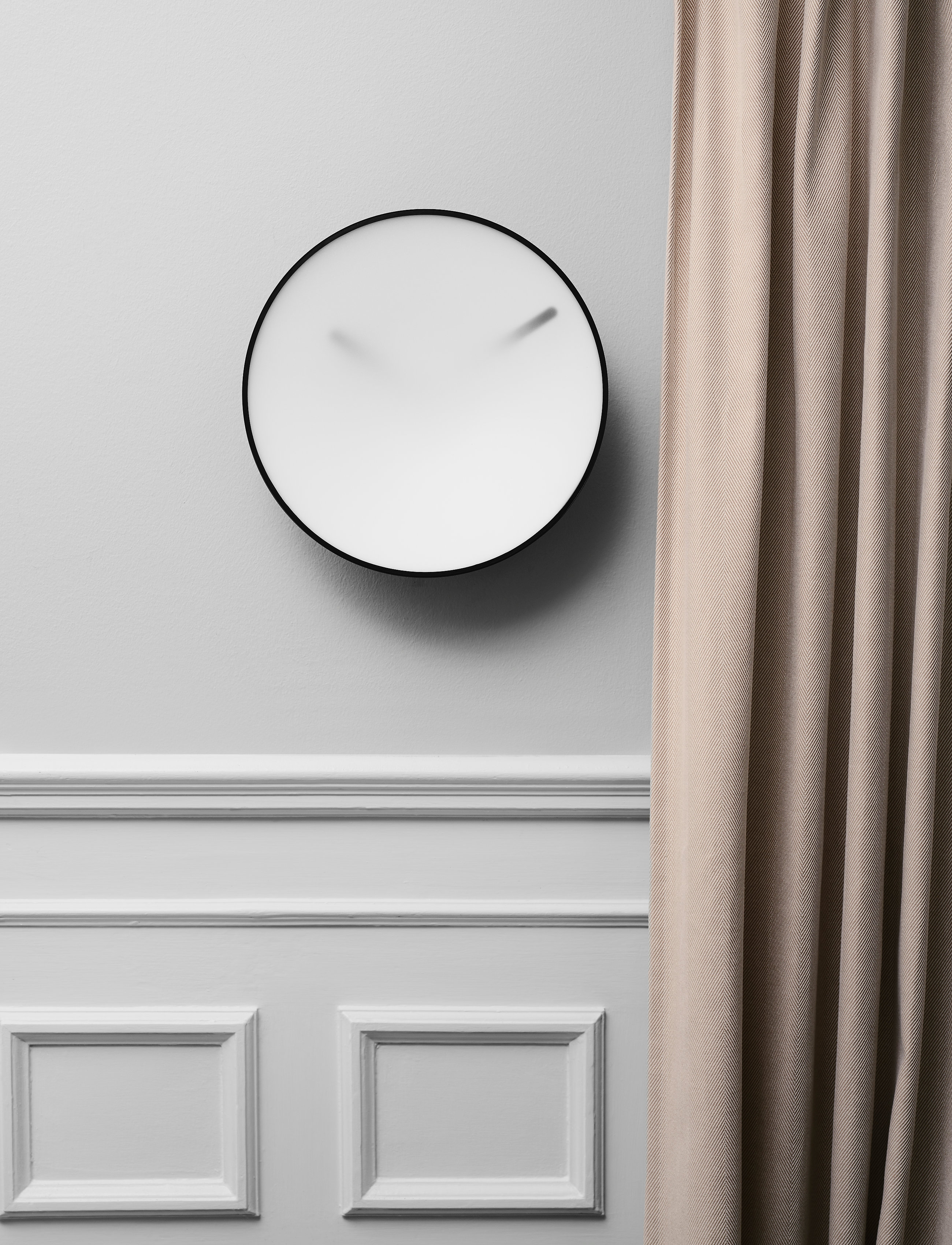 Gejst Momentt wall clock - Konfirmation - WHITE/BLACK / black
