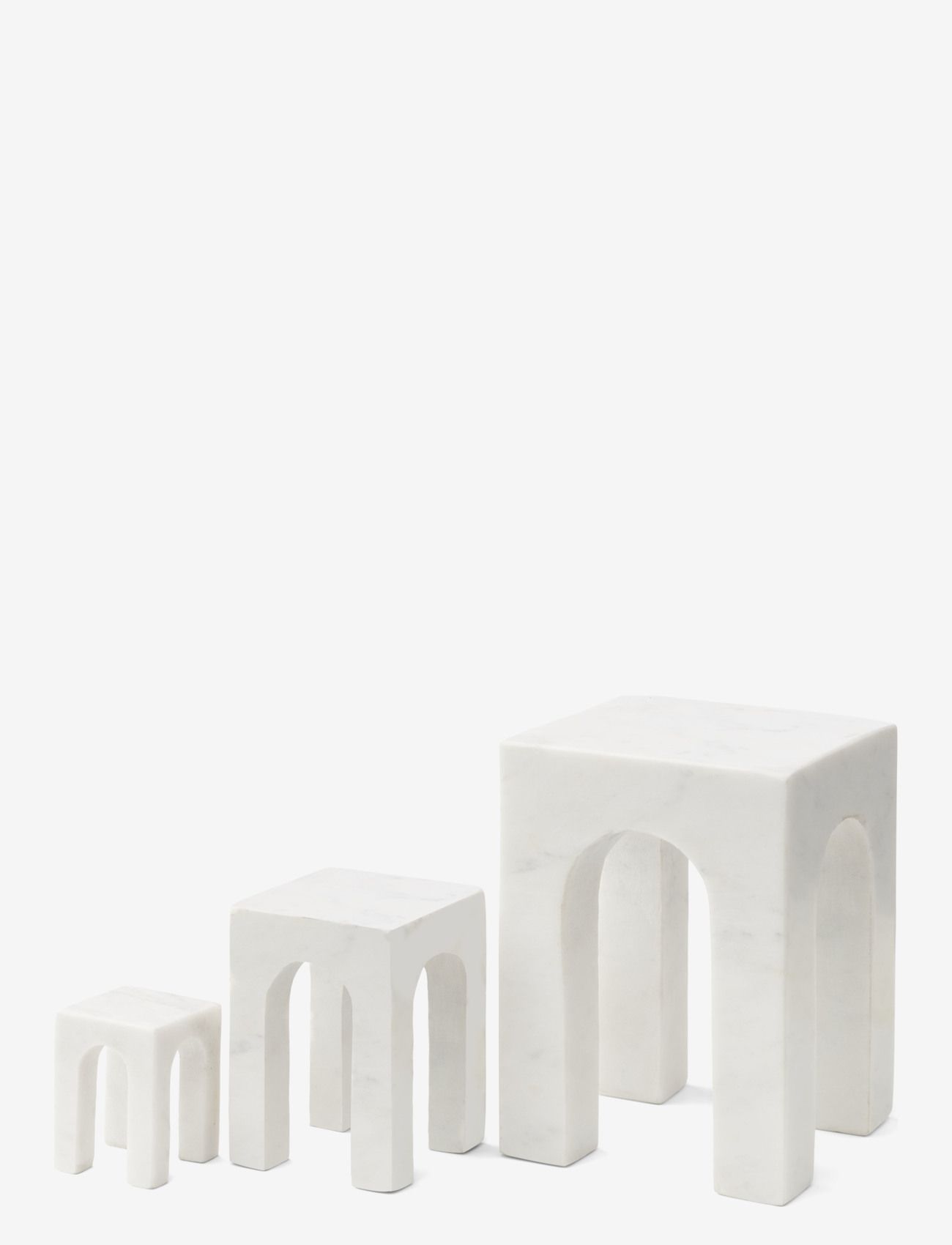 Gejst Arkis Bookend Set, Bookends, Hvid, Str: ONE SIZE