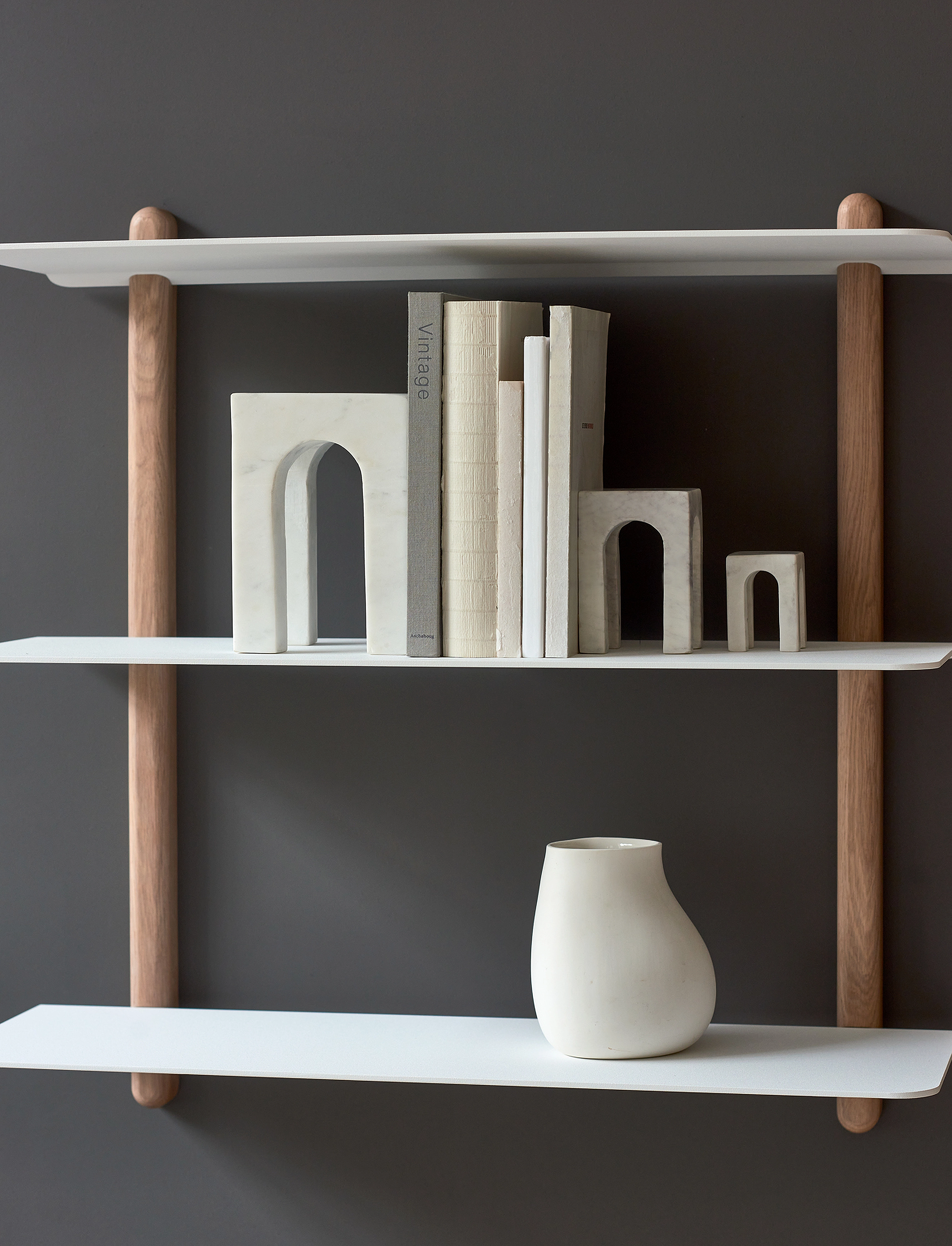 Gejst Arkis Bookend Set, One Size, Decoration, Weiß - Bookends, Homeware