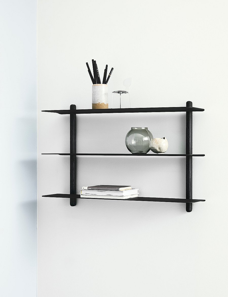 Gejst - Nivo shelf A black ash/ black - hoiustamine ja riiulid - black/ash/black - 3