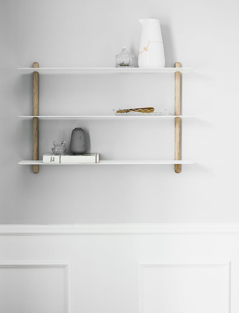 Gejst - Nivo shelf A - regale und verwahrung - bright oak light - 0