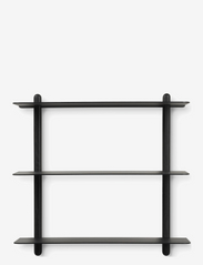 Gejst - Nivo shelf large A black ash/ black - storage & shelves - black ash/ black - 0
