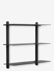Gejst - Nivo shelf large A black ash/ black - berging en schappen - black ash/ black - 1
