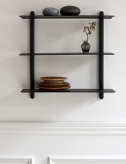 Gejst - Nivo shelf large A black ash/ black - daiktų laikymo lentynos - black ash/ black - 5